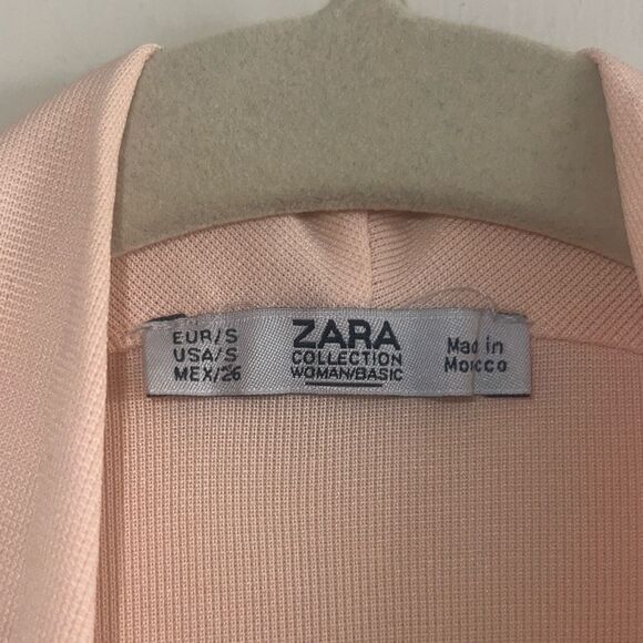 ✨Zara V-Neck Sleeveless Light Pink/Nude Sz Small Bodysuit✨ - Picture 7 of 7